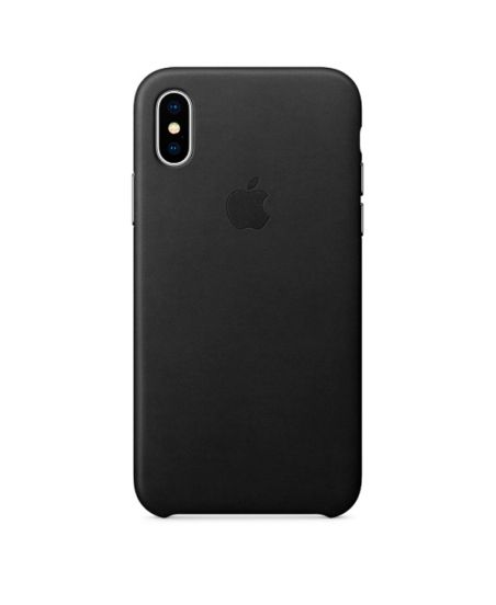 Чехол для iPhone Apple iPhone X Leather Case Black 